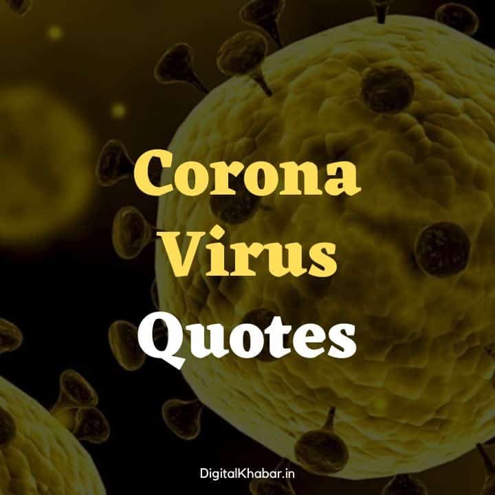 coronavirus Awareness Quotes