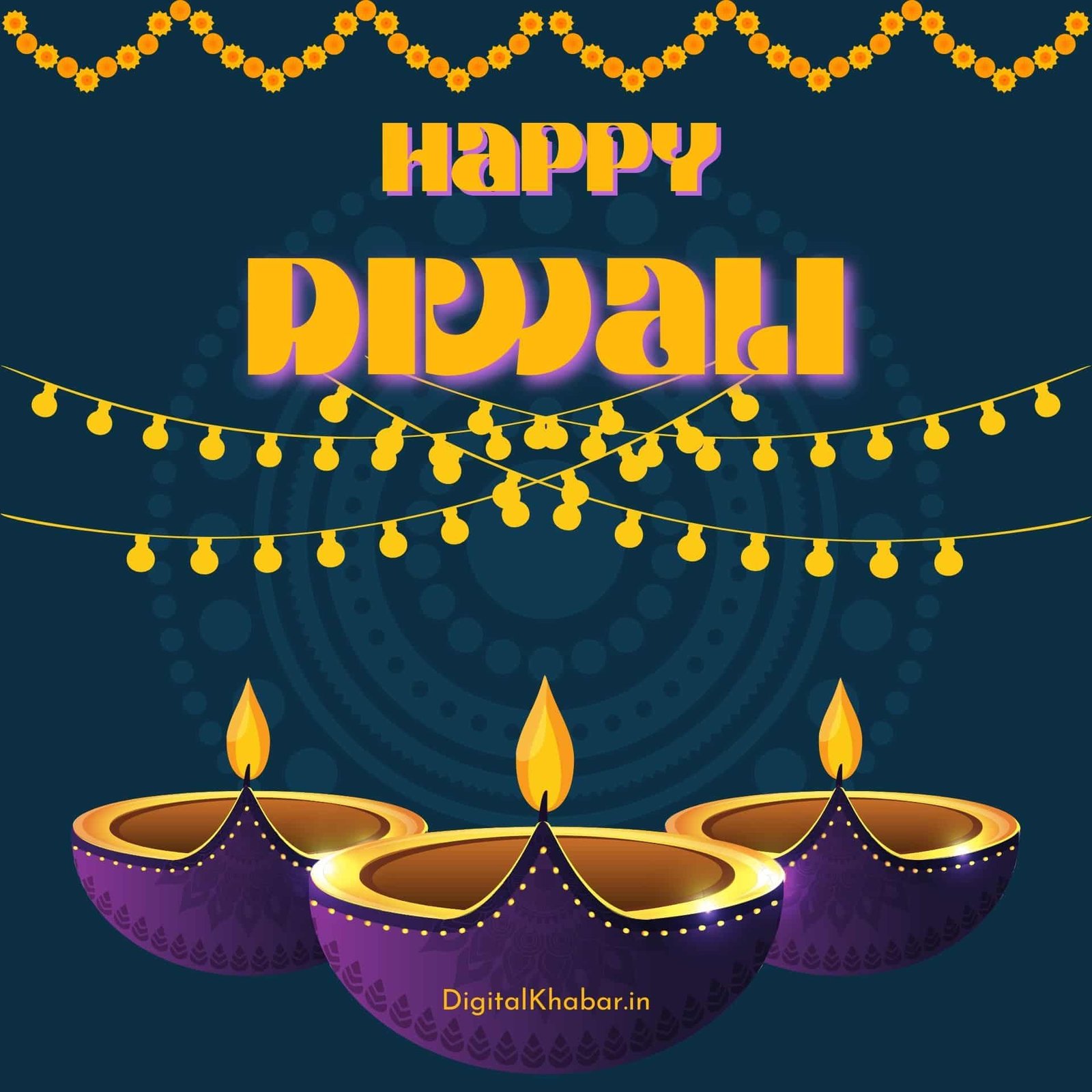 Diya Happy Diwali HD Images for whatsapp