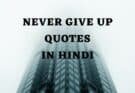 Never Give Up Inspirational Quotes in Hindi