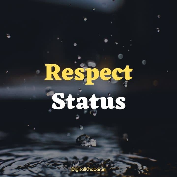 Respect Status In Hindi