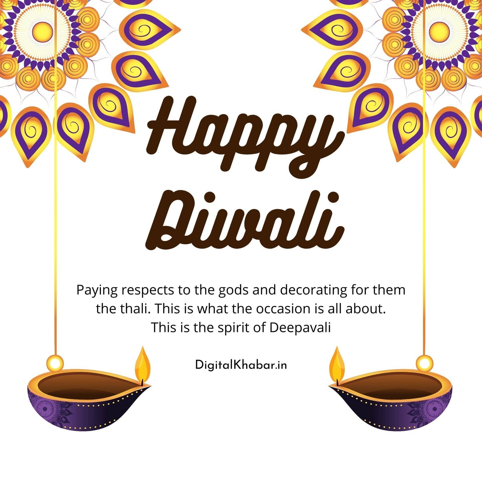 unique Happy Diwali Wishes Image